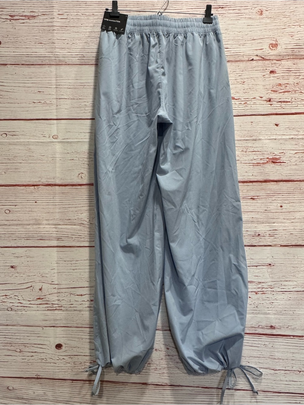 NWT Abercrombie Active YPB motionTEK Convertible Balloon Pant in Blue Grey Sz S - Picture 12 of 15